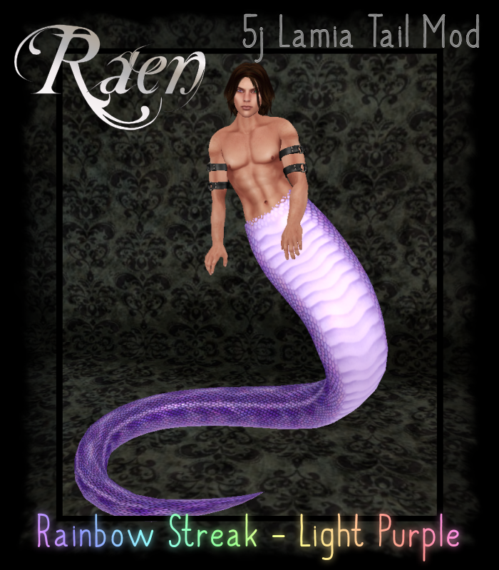 Lamia Mod -Rainbow Streak- Light Purple