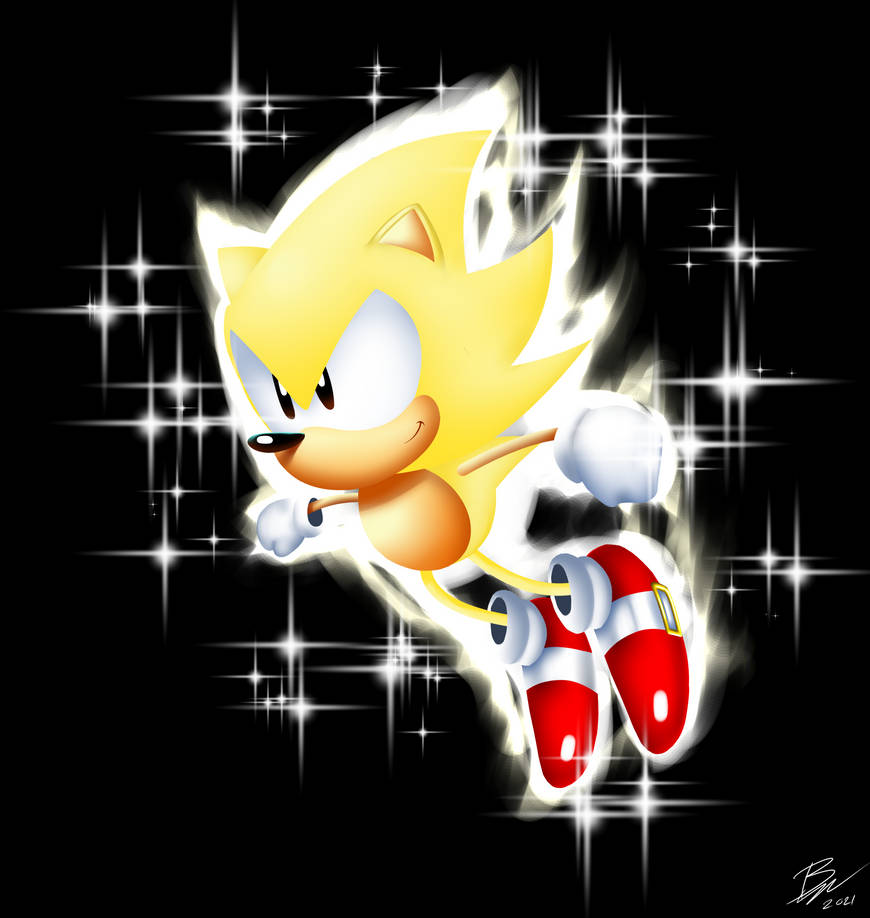 Super Sonic 2 Render by SrViniciusRF on DeviantArt
