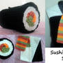 Crocheted Sushi Scarf