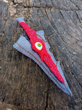 Soul edge/nightmare sword felt pin