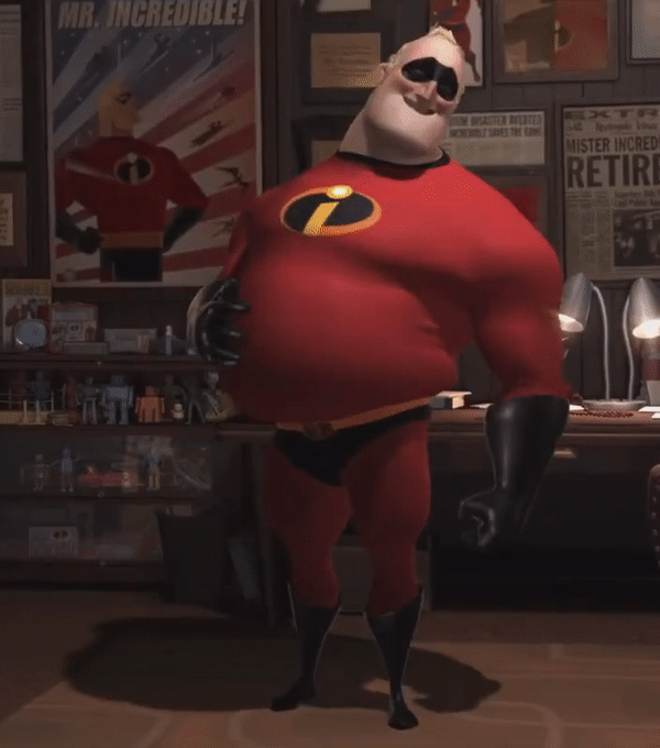 Mricredible.belly on X: Mr incredible he can't put his belt