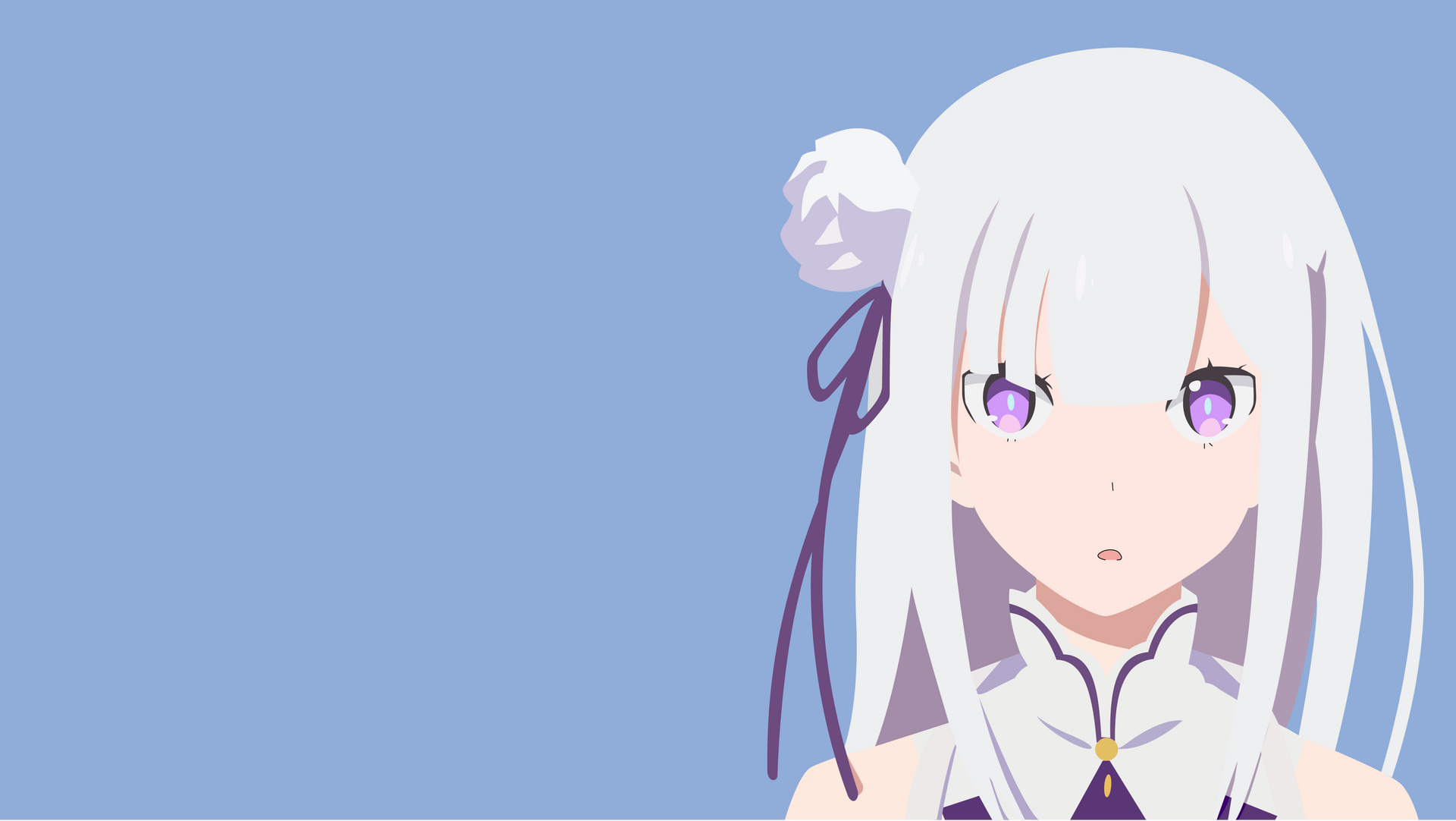 Emilia Re Zero Minimalistic Wallpaper By Fanofanime2 On Deviantart Emilia Re Zero Minimalistic Wallpaper By Fanofanime2 On Deviantart