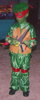 Me as Raphael from the Ninja Turtles