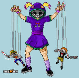 Marionette Mask Girl (Inspired by friends drawing)