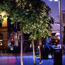 Glasgow Sidewalk at Night, 200