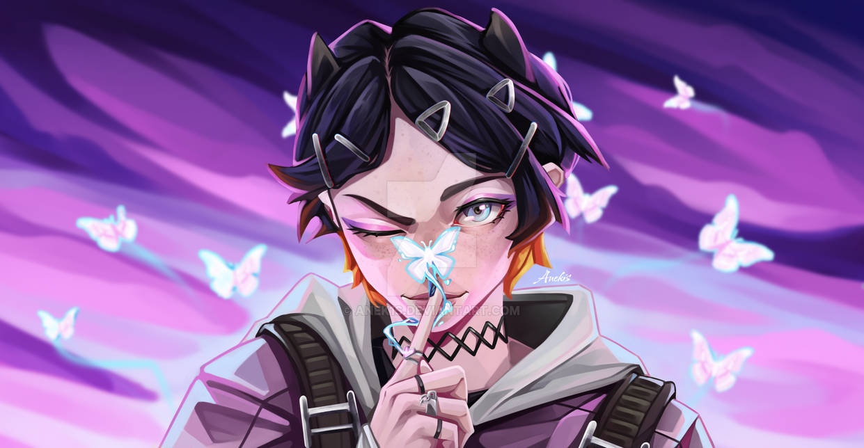 CLOVE fan art (VALORANT) by Anek1s on DeviantArt