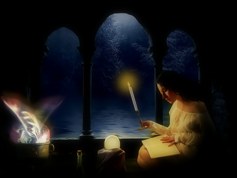 magical study by saza11 on DeviantArt