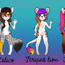 Colourful Anthro Adopts: OPEN