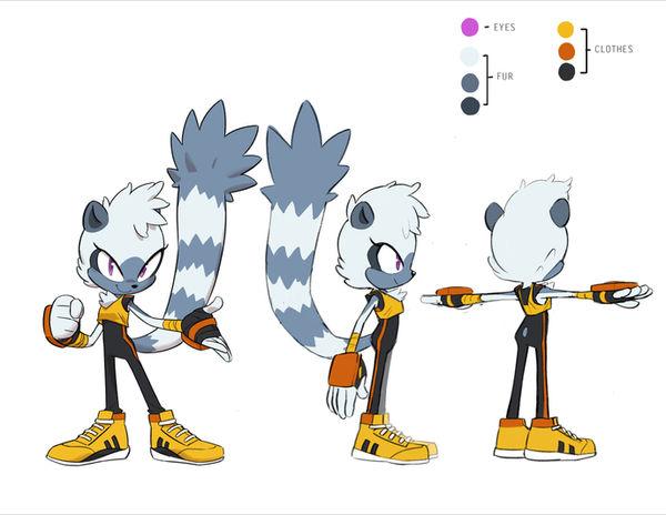 Tangle the Lemur (Concept) by ItzDarkky on DeviantArt