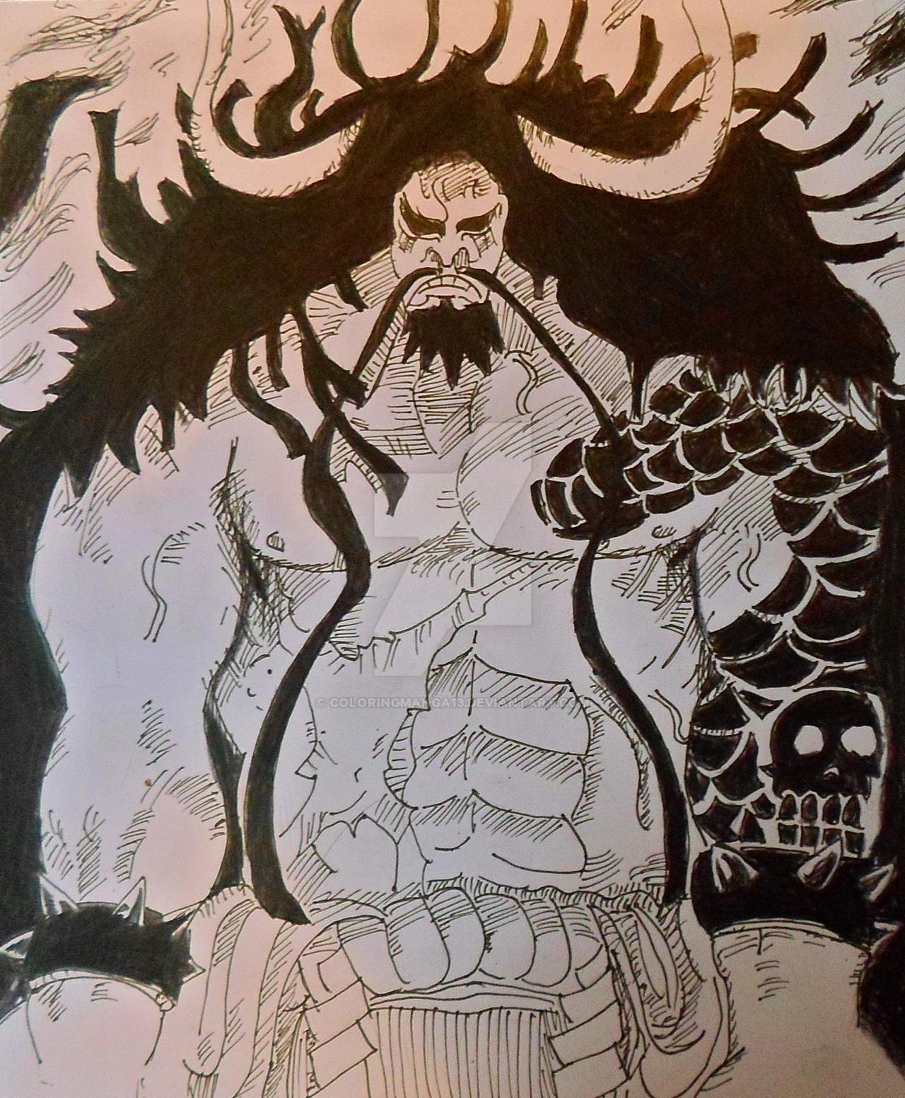 Speed Drawing Kaido One Piece Chap 795 By Coloringmanga13 On Deviantart Speed Drawing Kaido One Piece Chap 795 By Coloringmanga13 On Deviantart
