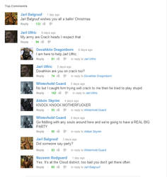 Skyrim Comment Chain