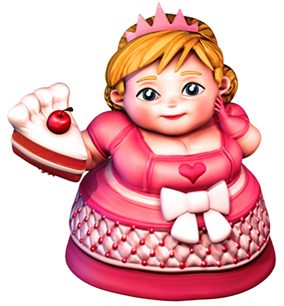 Fat Princess New Design by emma-zelda2 on DeviantArt