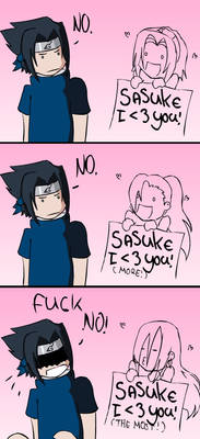 Sasuke does not want.