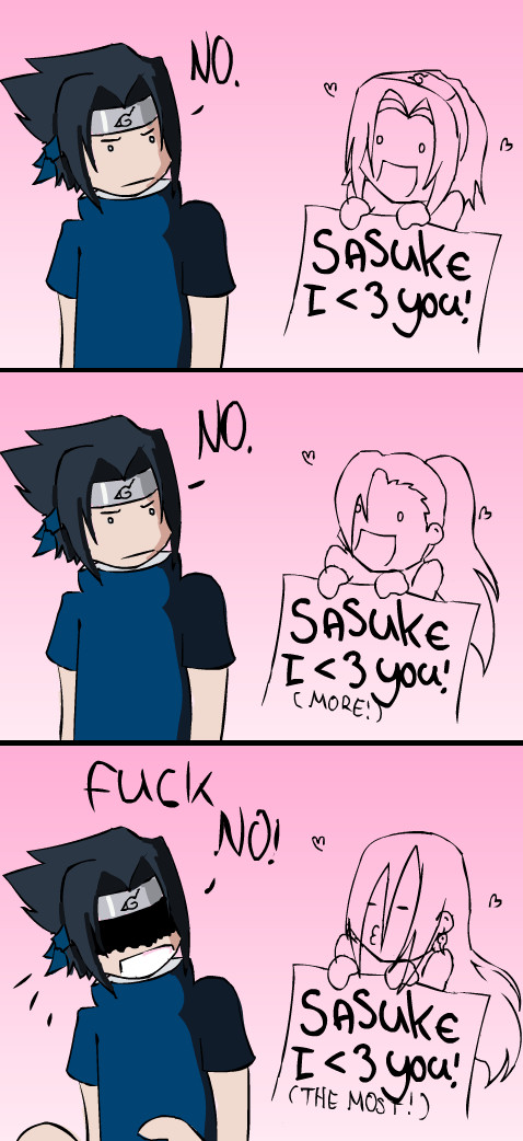 Sasuke does not want.