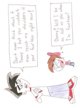 Danny and Timmy comic 'Tall'