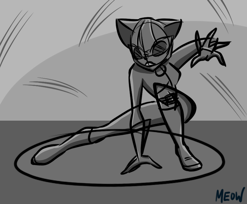 Catwoman Sketch :O