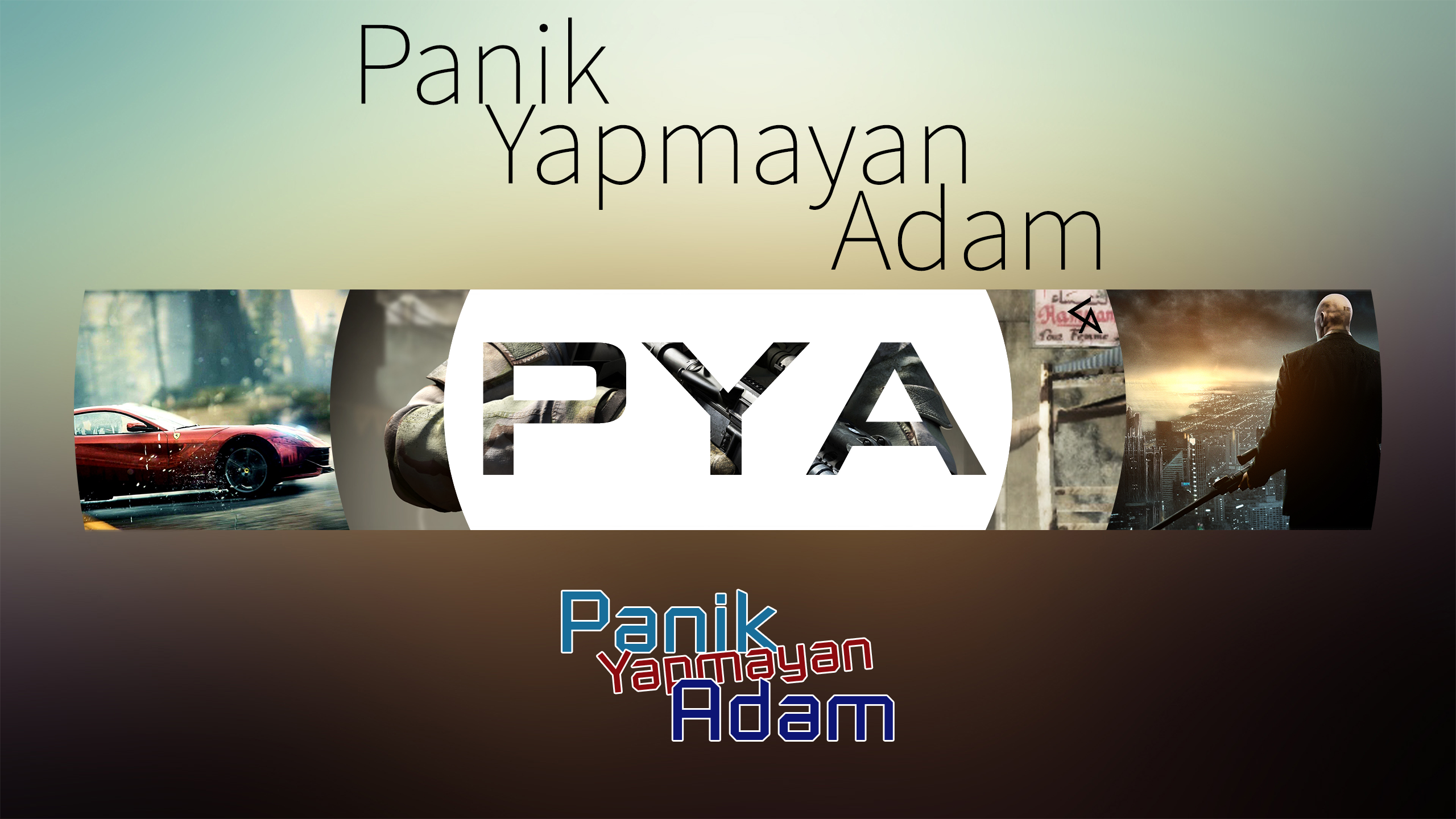 Panik Yapmayan Adam Youtube Channel Art