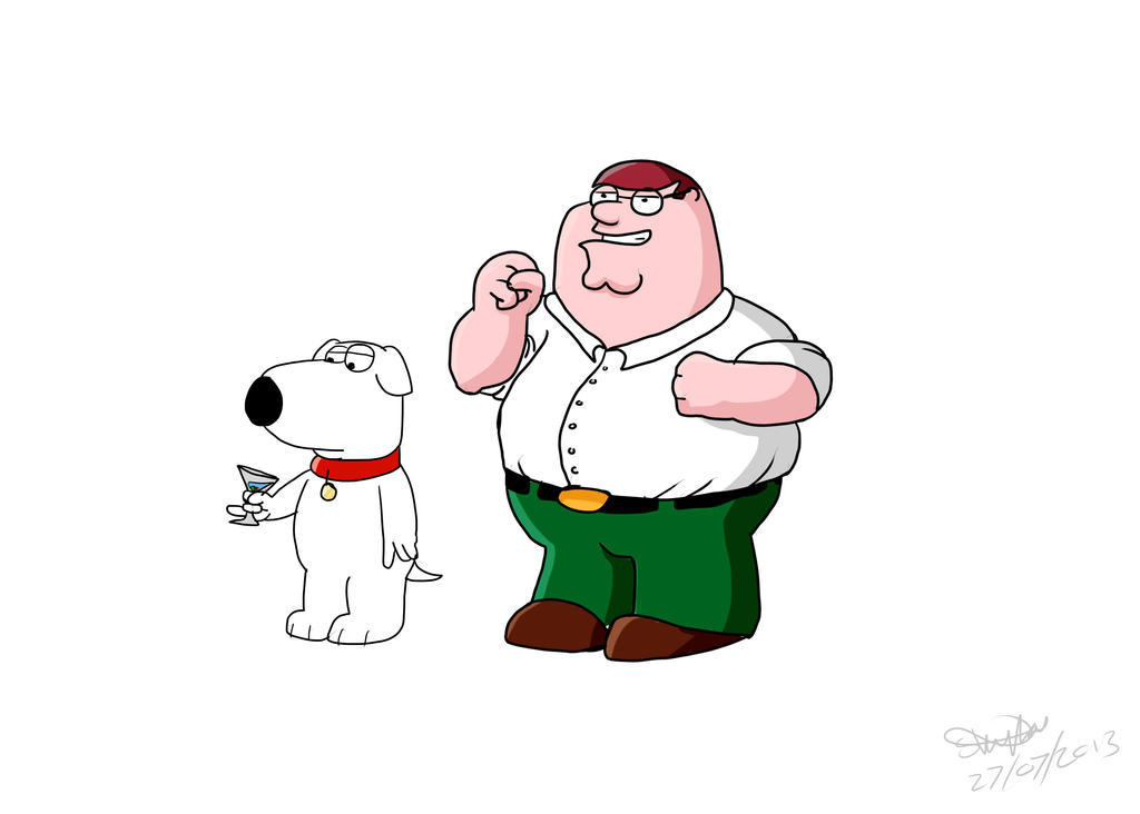 Peter And Brian Griffin by Ivy-Petal on DeviantArt