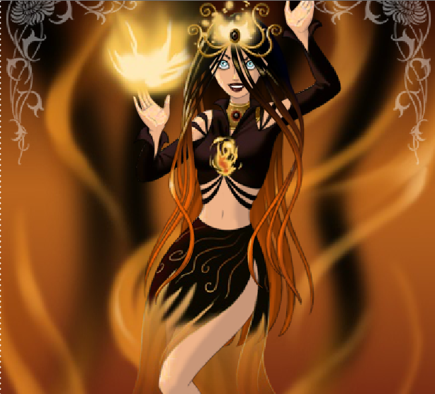 Rei the Fire Princess (fire spirit)