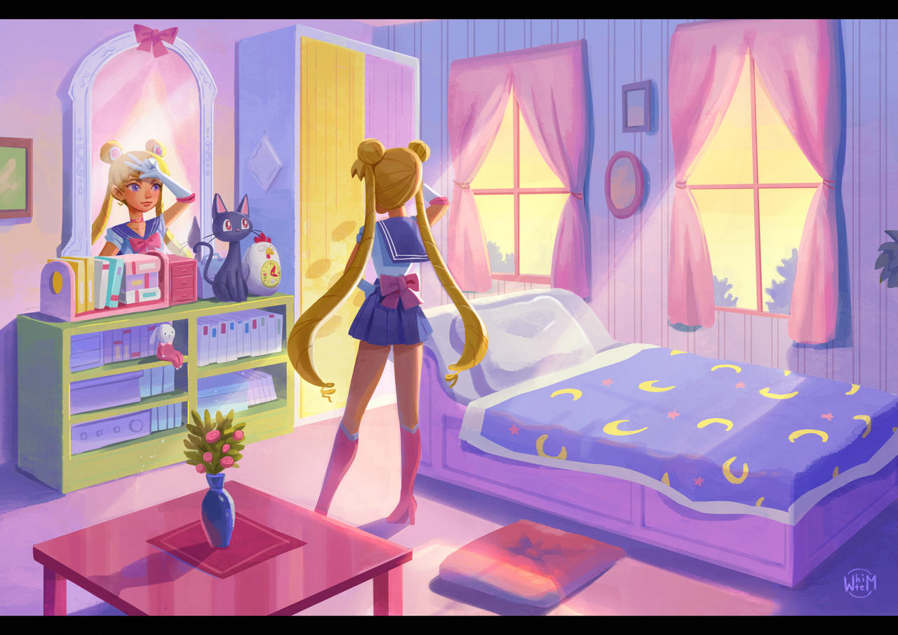 Sailormoon's Room by whitem-mt on DeviantArt