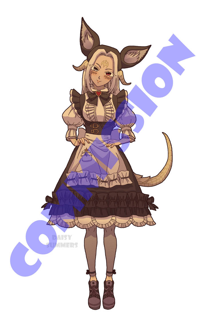 Maid OC (Commission) by daisyjsummers on DeviantArt