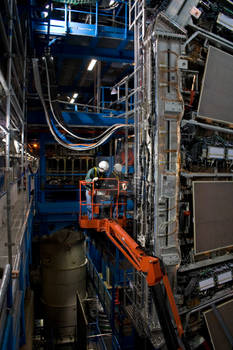 ATLAS: Working on the detector