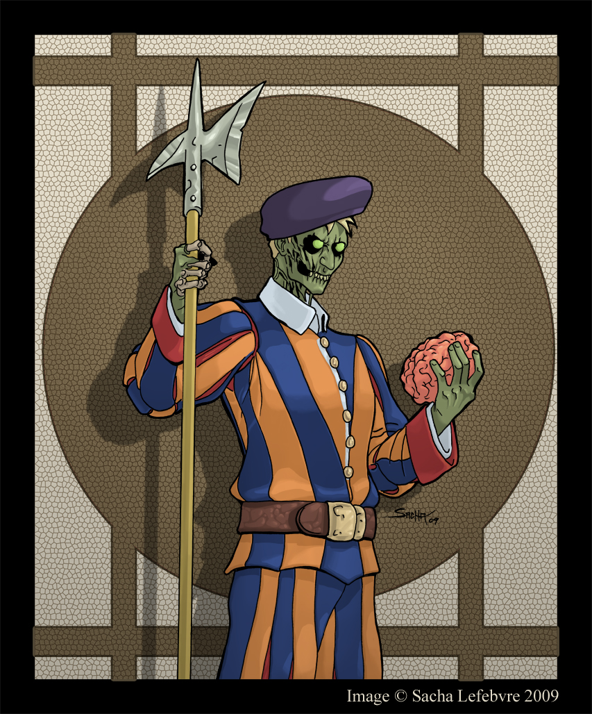 Swiss Guard Zombie