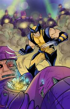 Wolverine vs Sentinels