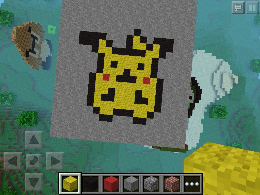 Pikachu in minecraft? by Yoshikingmaster on DeviantArt