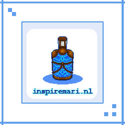 Blue Magic Potion Bottle