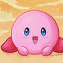Kawaii Kirby Lying Down