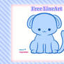 Free Puppy Lineart Base