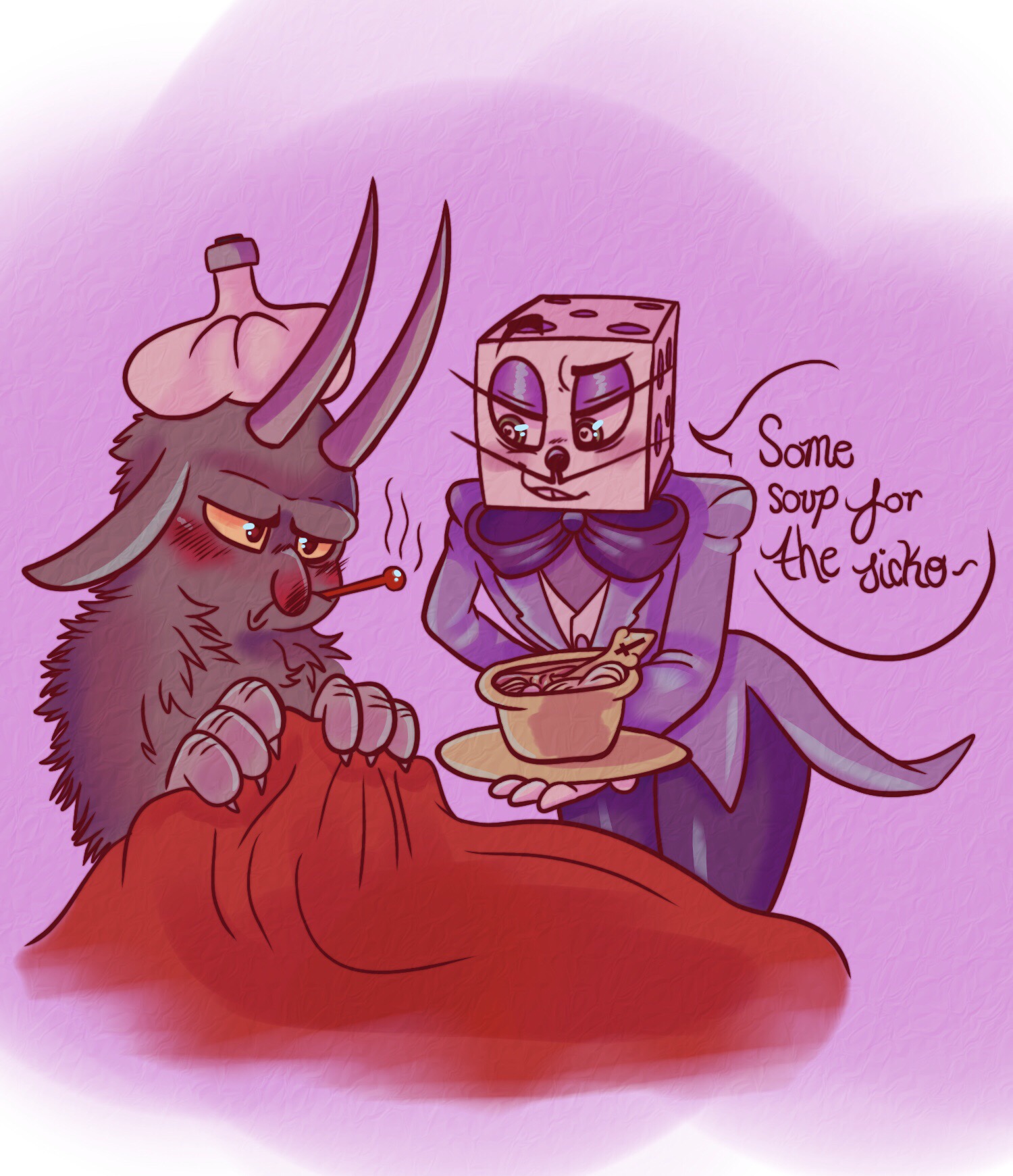 King dice x the devil (cuphead) by AlinaT2212 on DeviantArt