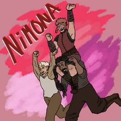 Nimona, Ambrosius And Ballister Fan Art (From the)
