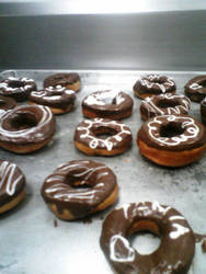 Donas de chocolate