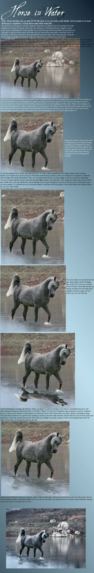 Horse in Water Tutorial