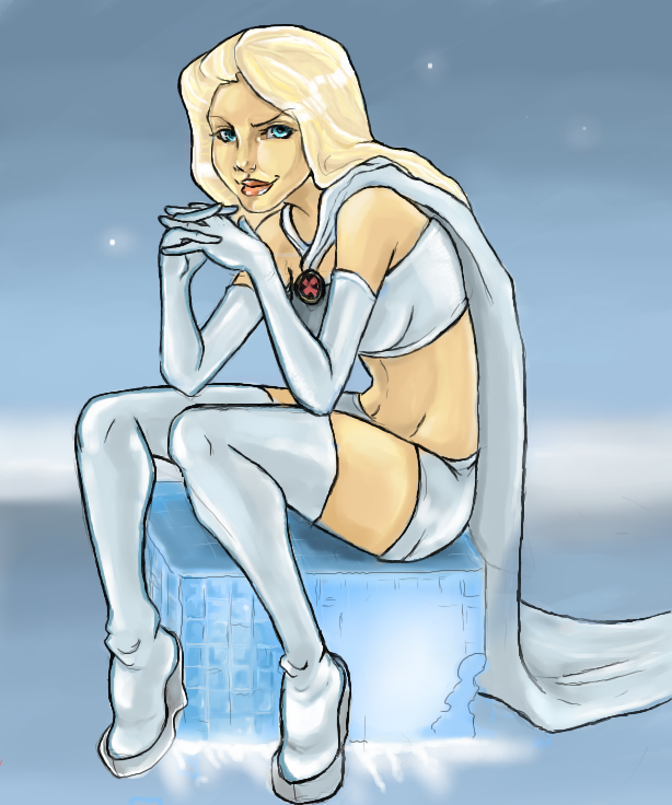 Oekaki: emma frost 2