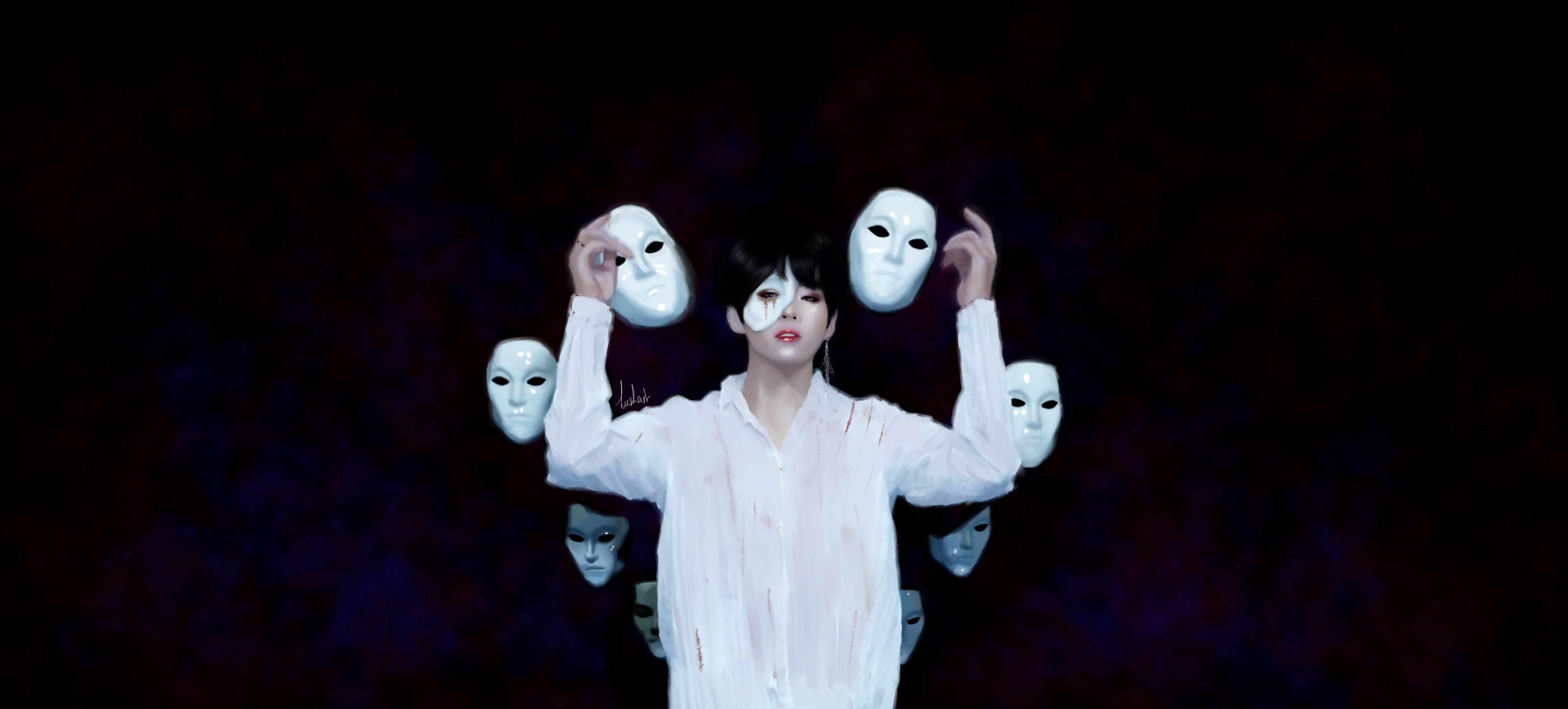 KIM TAEHYUNG: TEAR SINGULARITY by hushhart on DeviantArt