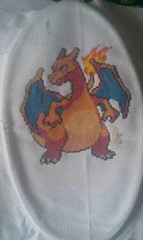 charizard cross stitch