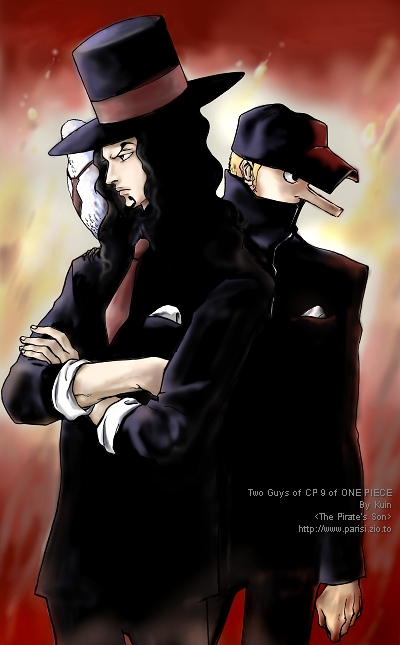 Lucci and Kaku in CP 9