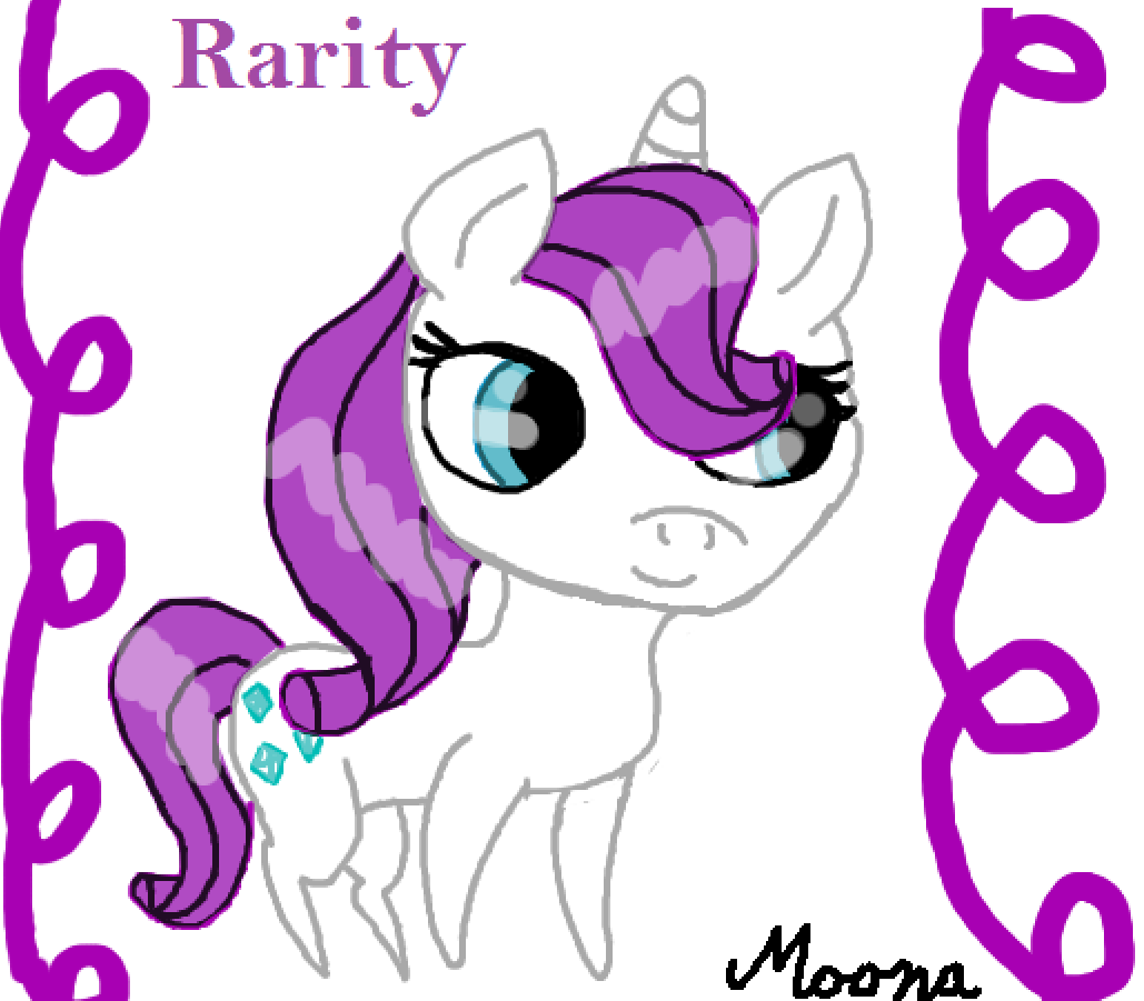 Chibi Rarity by CrazyAngelPony on DeviantArt