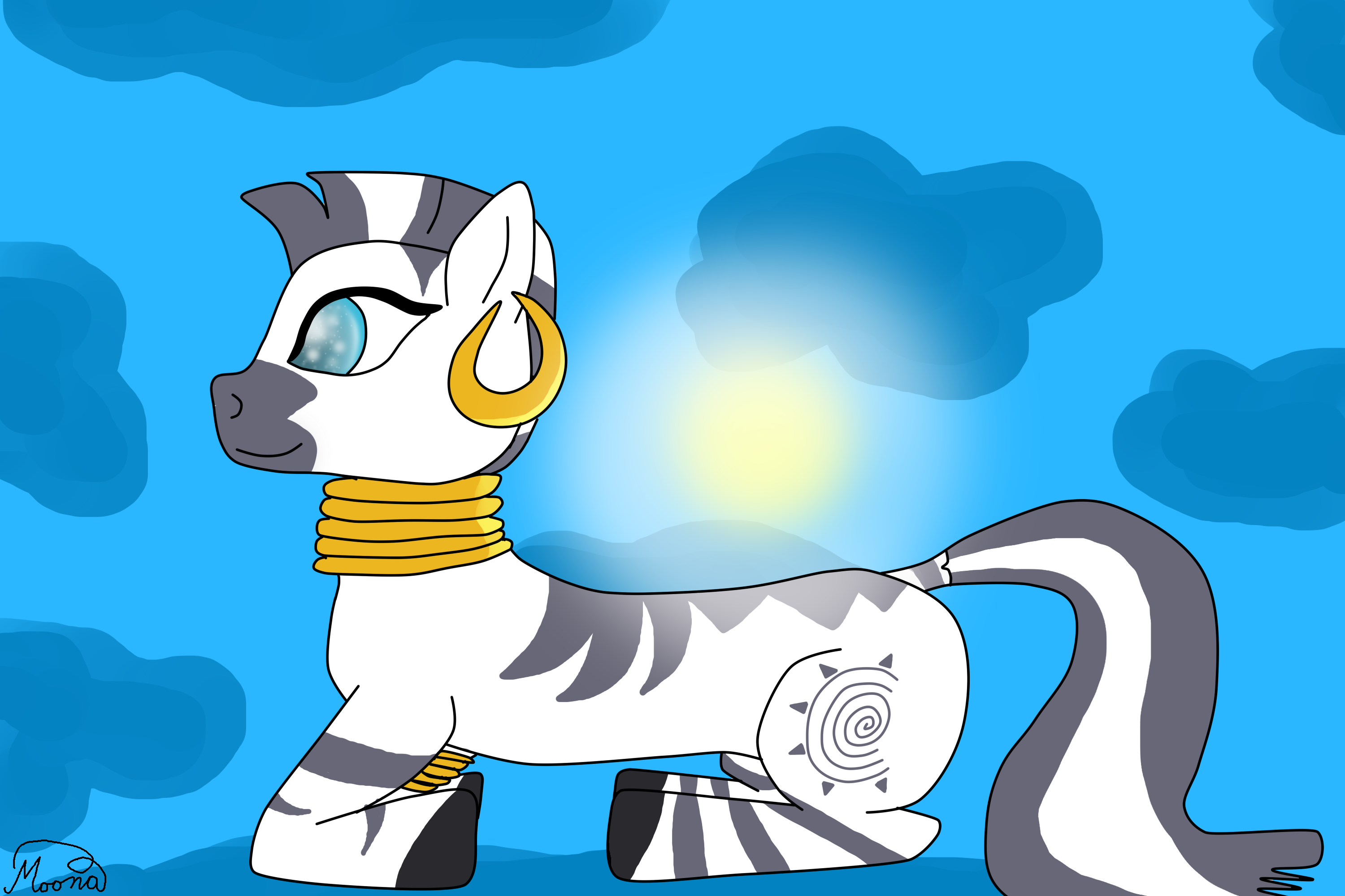 Zecora Sitting On The Cloud