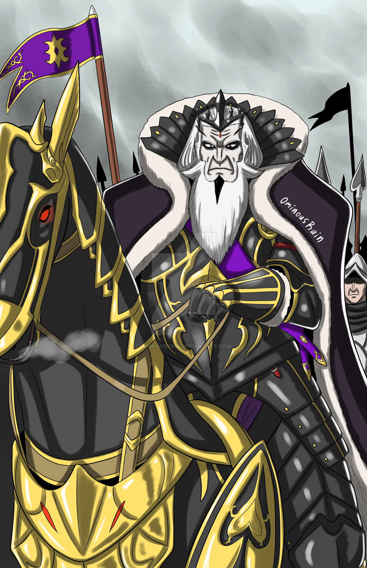 Garon Deviantart King Garon by OminousRain on DeviantArt