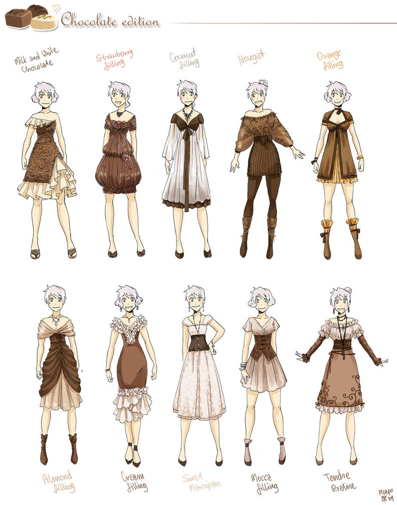 Various female clothes 9 by meago on DeviantArt