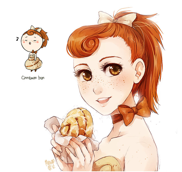 cinnamon bun by meago on DeviantArt