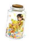 bottled fairy by meago