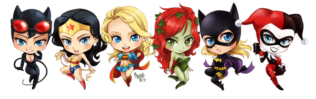 chibi dc girls