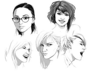 Face practise II