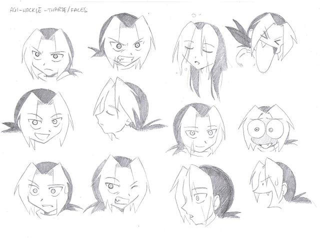 Characters Agi Hackle Faces By Meago On DeviantArt