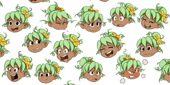 Cucamelon faces